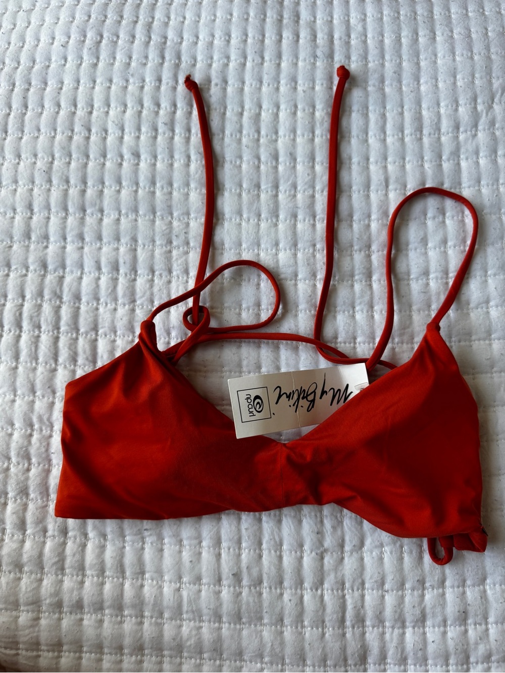 Rip Curl red/orange Bralette Bikini Top